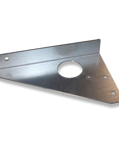 Gusset plate separating wire mesh lower hinged-type NAT-AZ